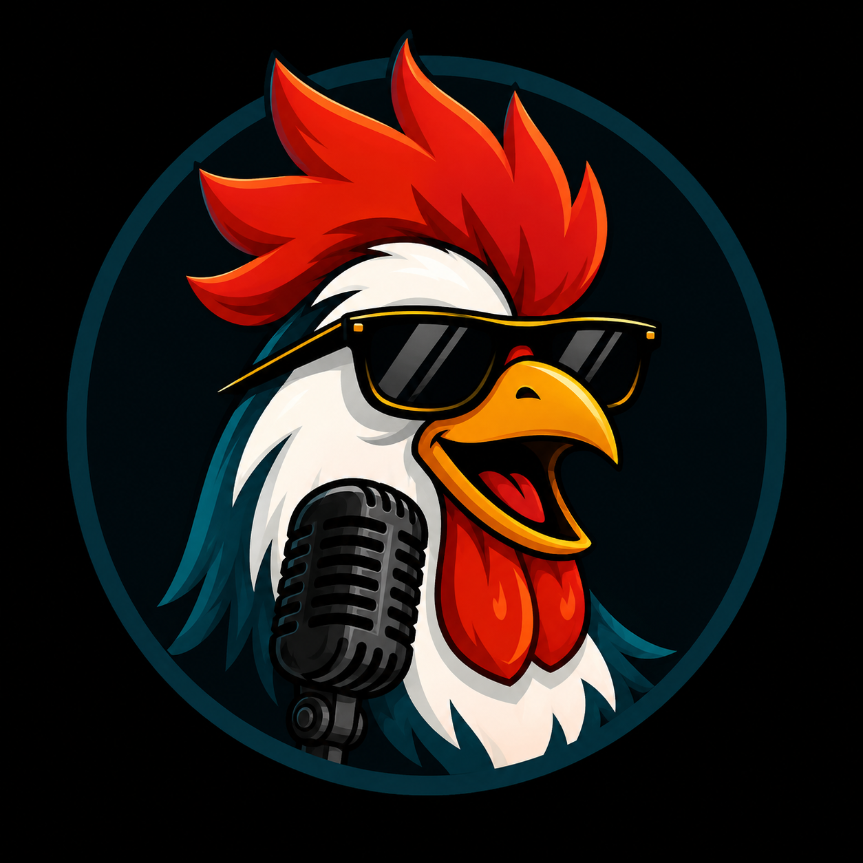 MEME ROOSTER rooster logo